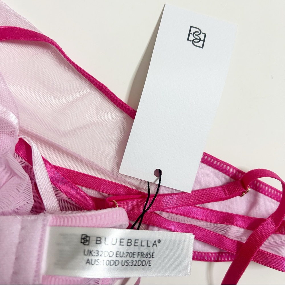 NWT Joni Bodysuit in Fuchsia Pink & Pirouette Pink
BLUEBELLA (size 32DD/E) - Picture 8 of 9